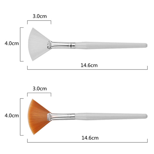 Fan Nylon Foundation Brush