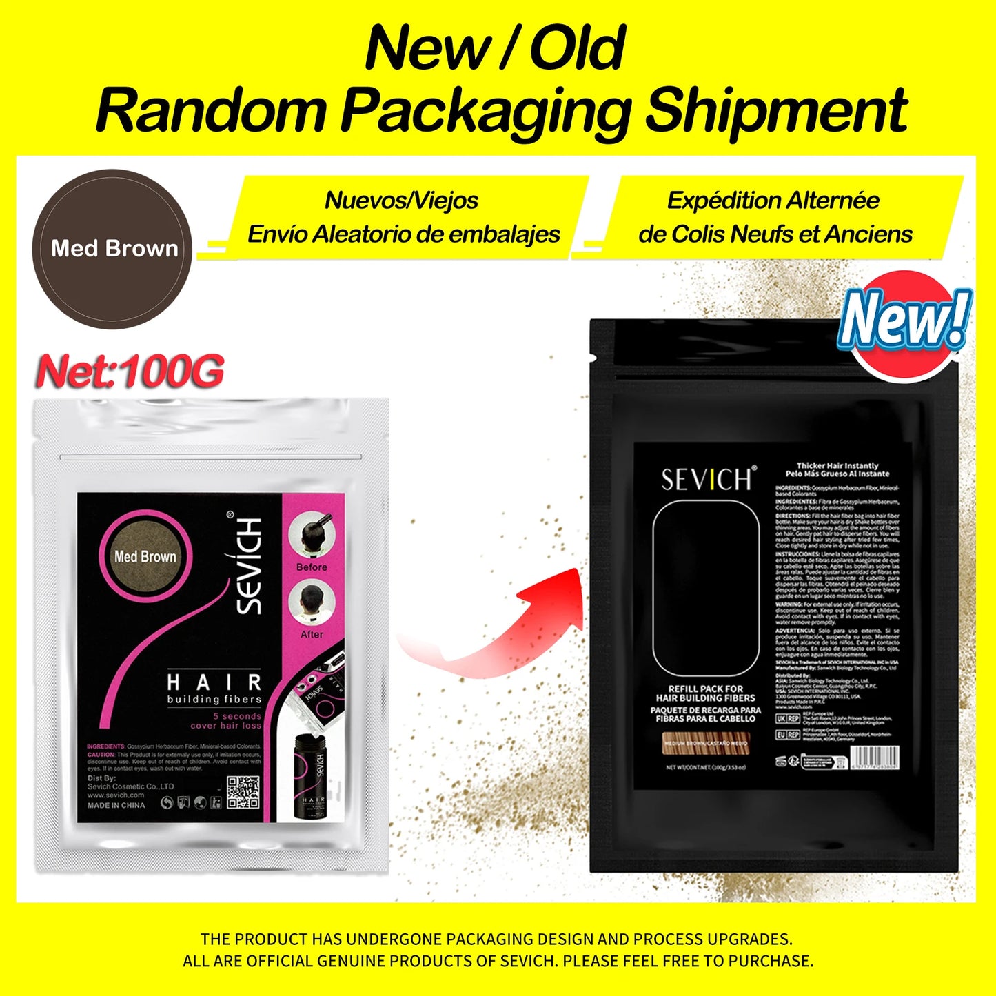 Keratin Fibers 100g Refill - Beauty Bae