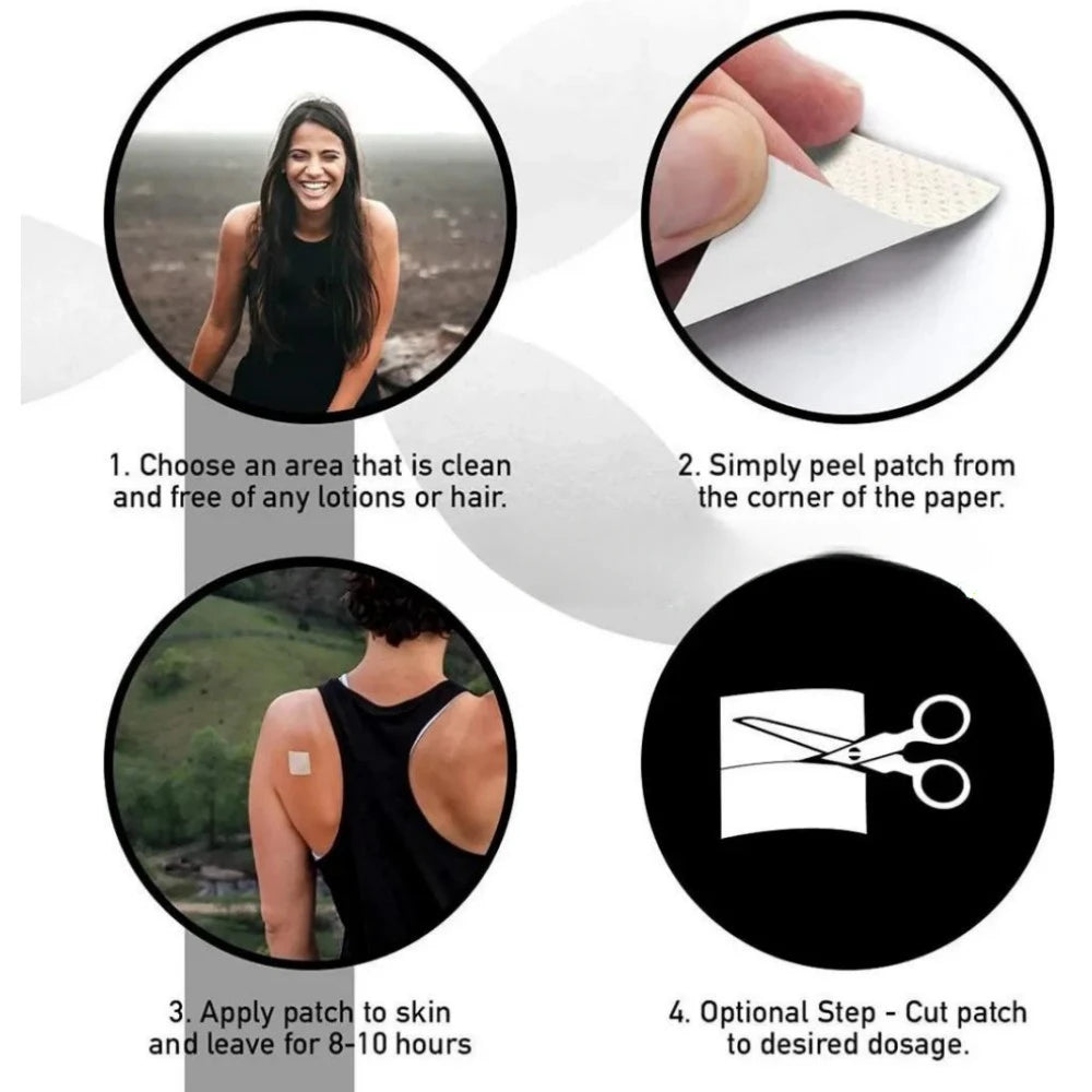 Vitamin C Transdermal Patches 30 Pack Immune Support Antioxidants For Daily Wellness by Beauty Bae