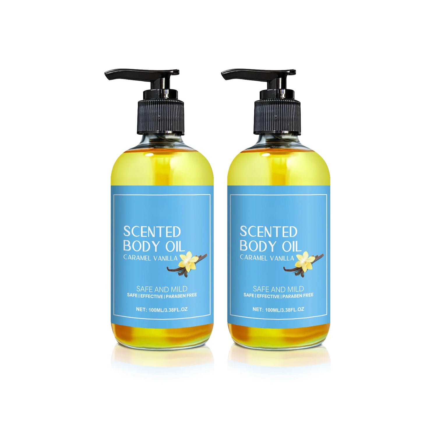 Stress Relief Vanilla Massage Oil Deeply Moisturizing Soothes Muscles And Promotes Relaxation Herbal Bath And Body Care by Beauty Bae