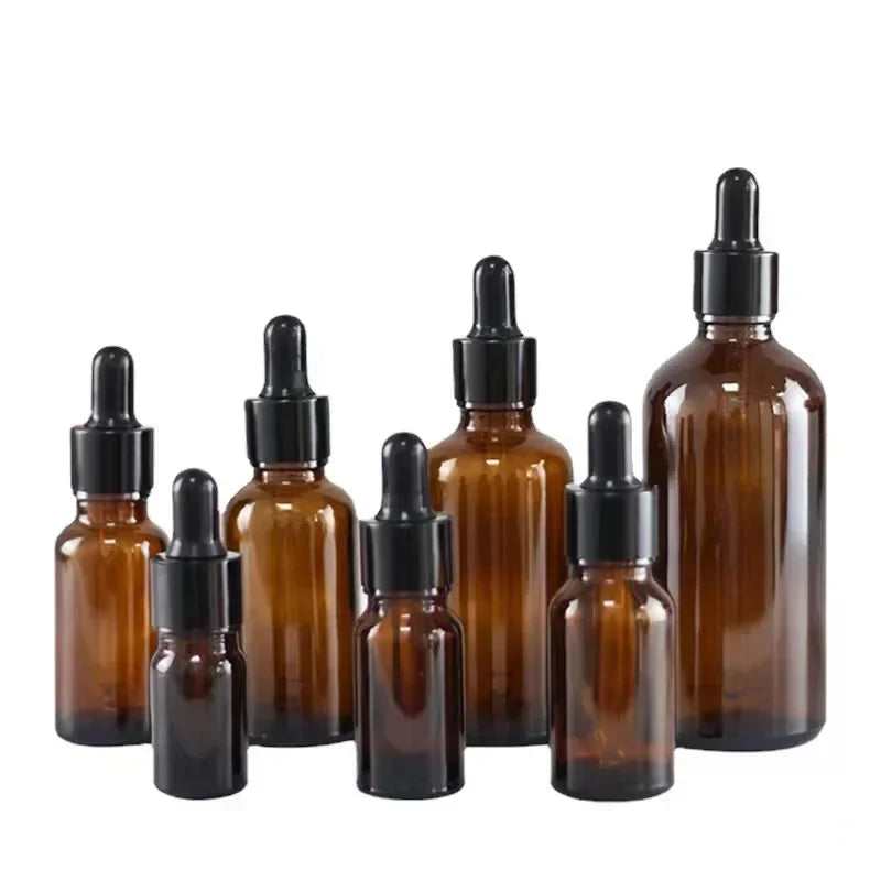 28pc Amber Glass Dropper Set - Beauty Bae