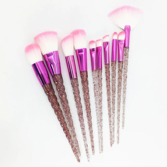 Unicorn Diamond Brush Set 10pc