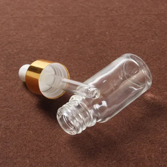 28pc Amber Glass Dropper Set