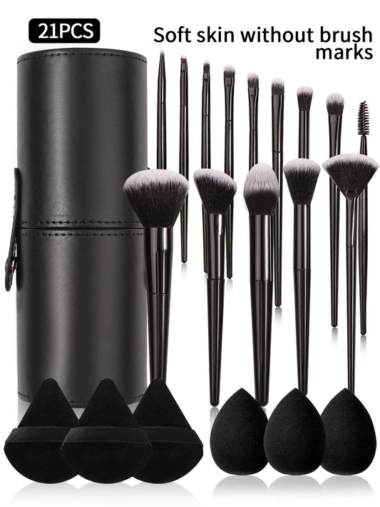 Soft Makeup Brush Set 21pcs
