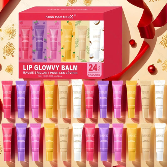 24pc 6-Color Moisture Lipgloss
