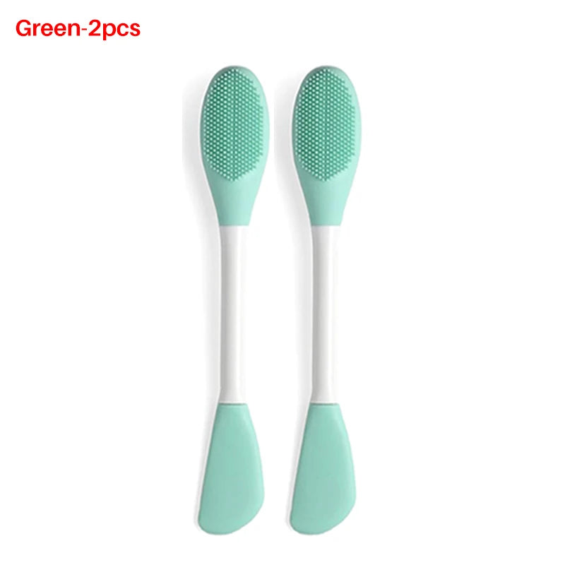 Silicone Dual-Head Face Brush - Beauty Bae