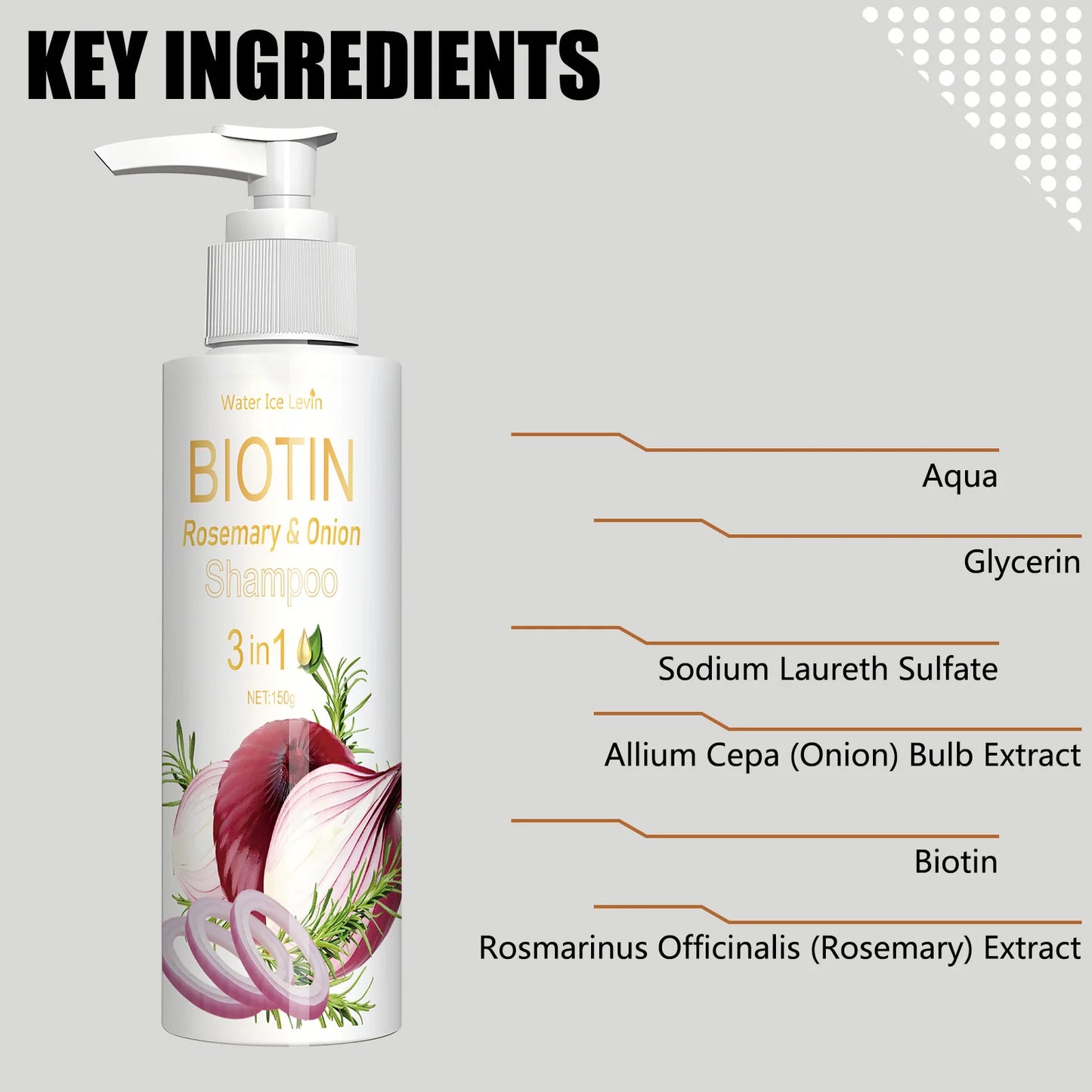 72H Biotin Onion Shampoo - Beauty Bae