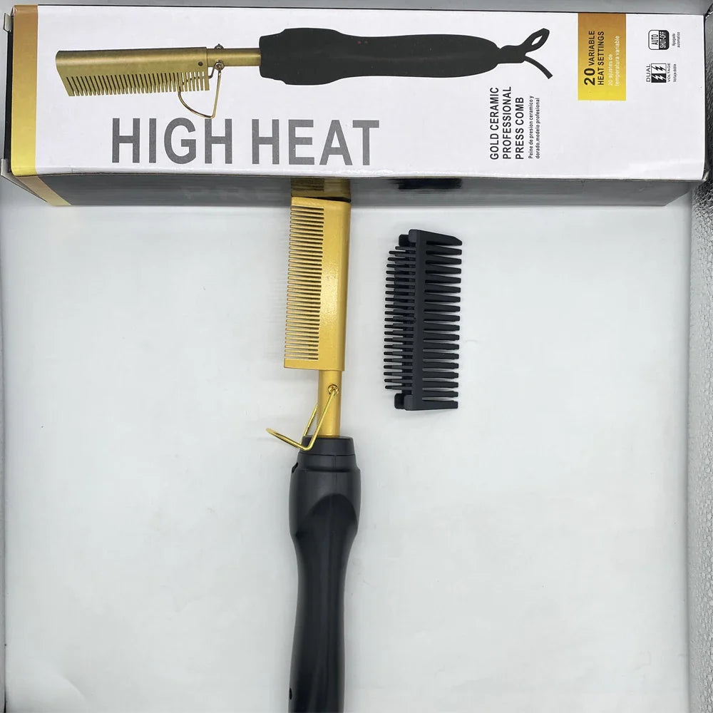 Smooth Styling Hot Comb For Frizz Free Hair Straightening Tool