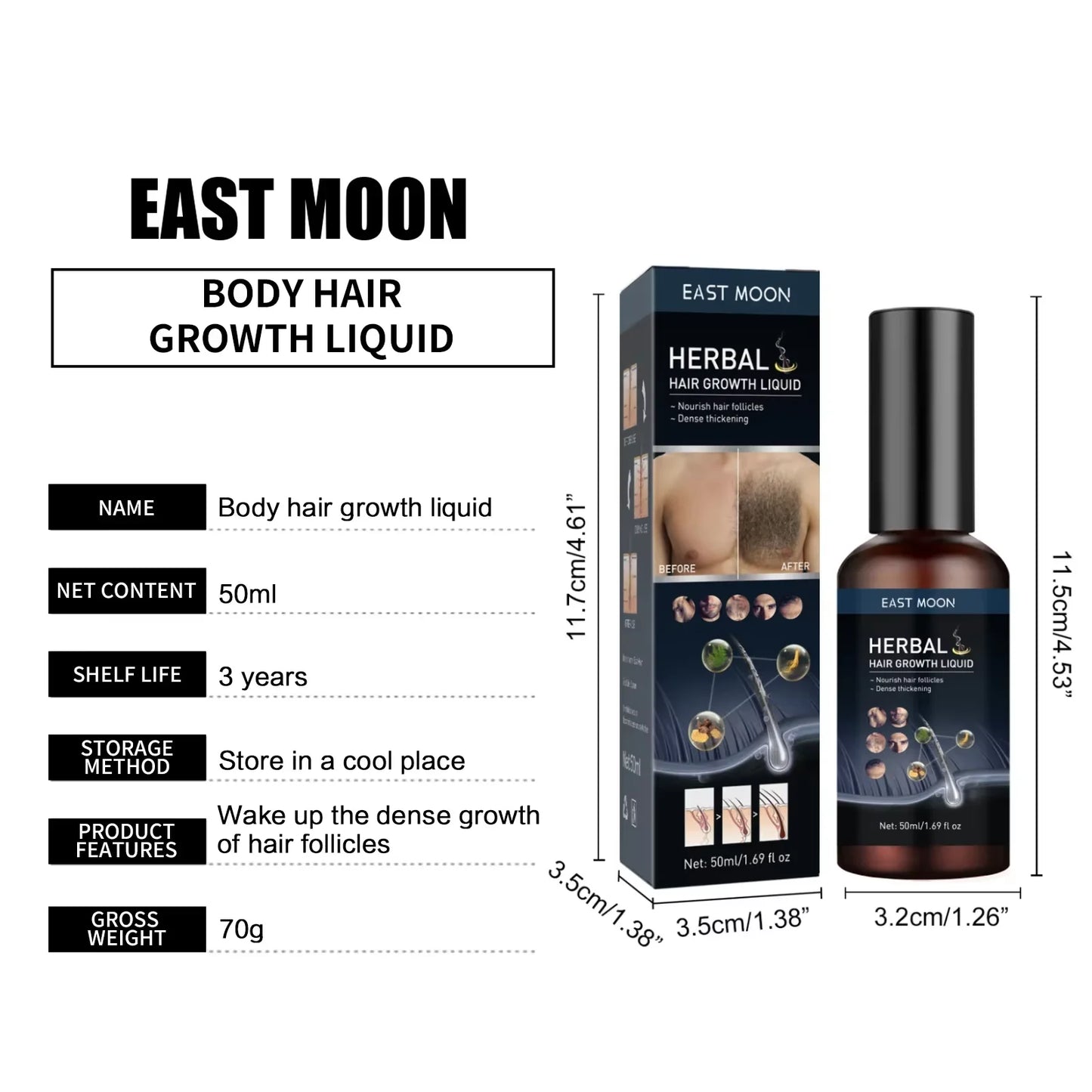 Beard & Body Growth Spray - Beauty Bae