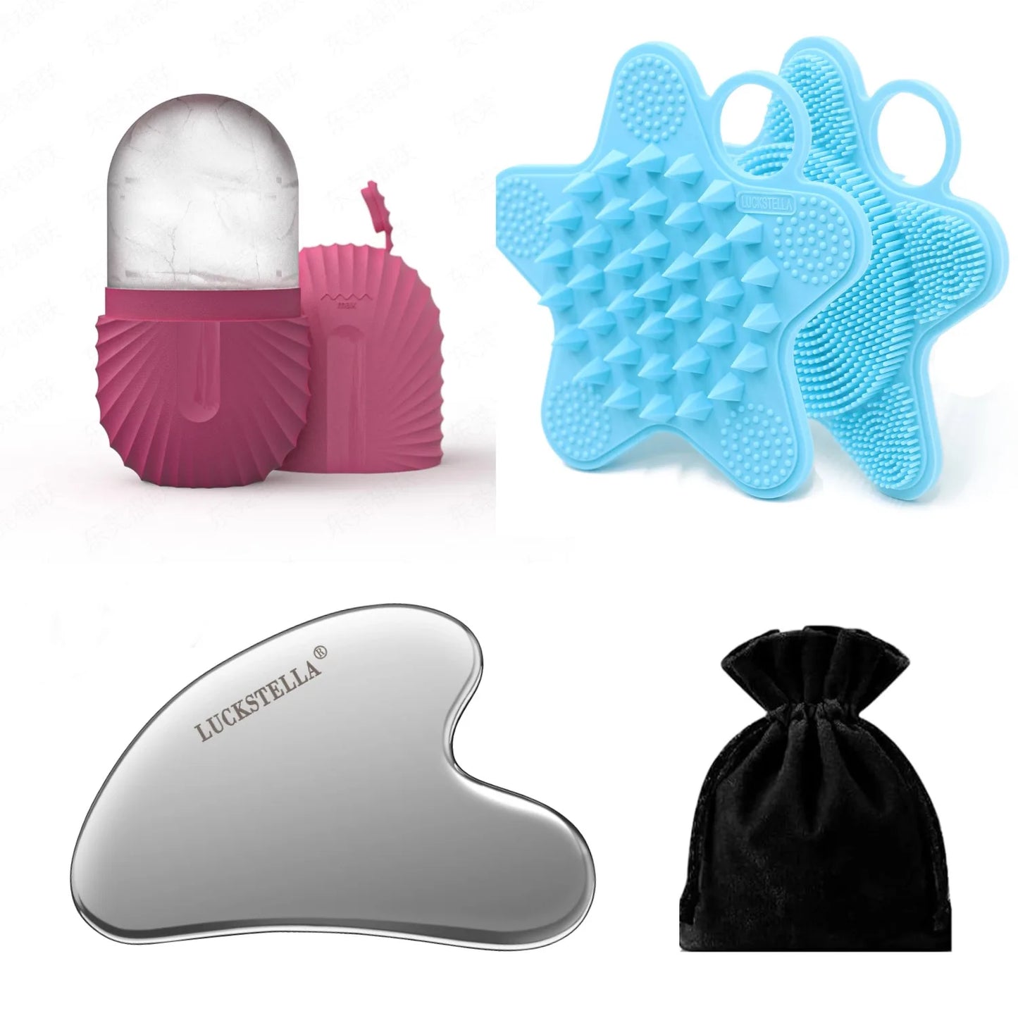 Stainless Steel Gua Sha Set - Beauty Bae