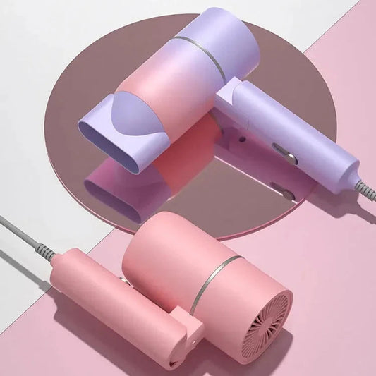 Compact Ionic Hair Dryer Fast Drying Anti-Frizz & Static-Free Hair.