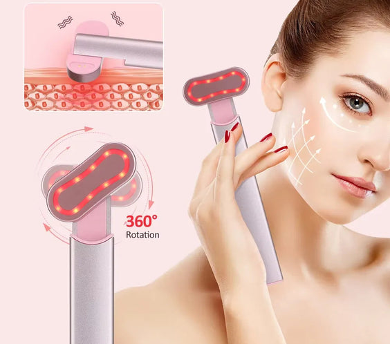 Heated Vibrating Eye Massager Pen	Reduce Dark Circles, Puffiness & Fine Lines.