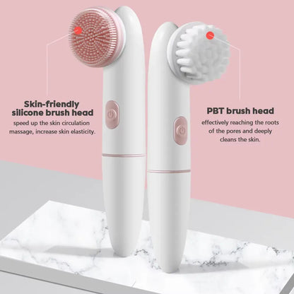 Sonic Silicone Facial Cleansing Brush	Deep Pore Exfoliator for a Vibrant Glow.