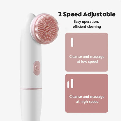 Sonic Silicone Facial Cleansing Brush	Deep Pore Exfoliator for a Vibrant Glow.