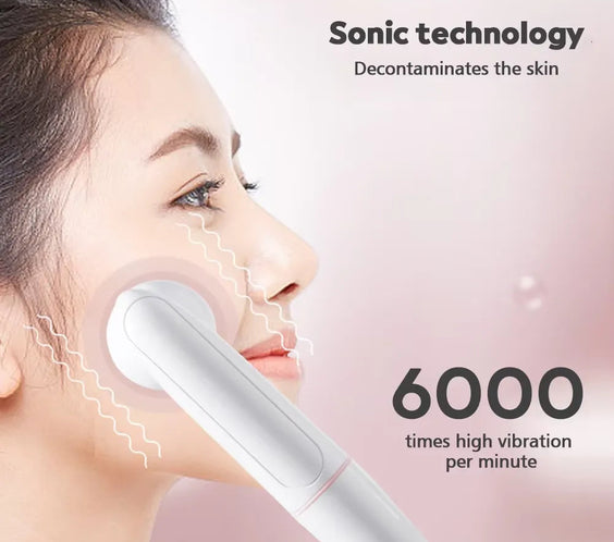 Sonic Silicone Facial Cleansing Brush	Deep Pore Exfoliator for a Vibrant Glow.