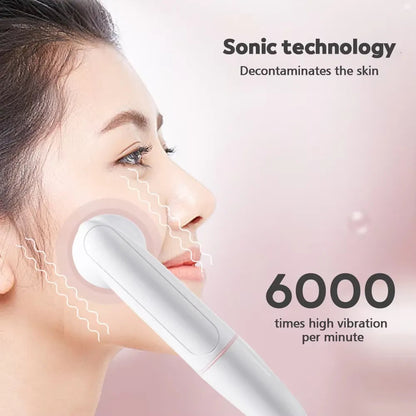 Sonic Silicone Facial Cleansing Brush	Deep Pore Exfoliator for a Vibrant Glow.