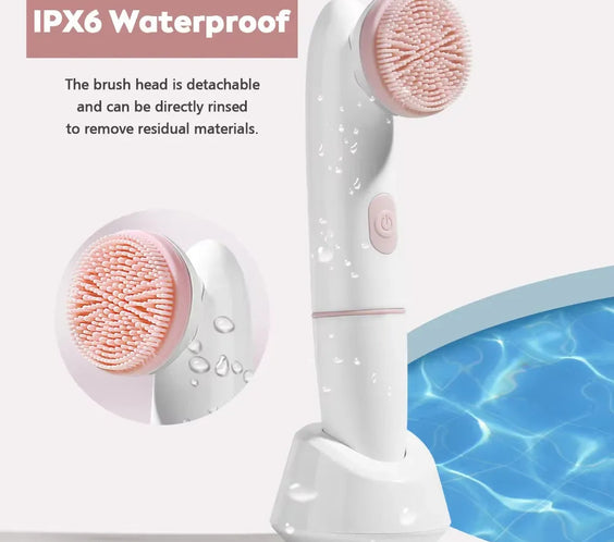 Sonic Silicone Facial Cleansing Brush	Deep Pore Exfoliator for a Vibrant Glow.
