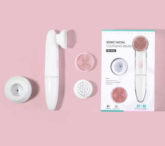 Sonic Silicone Facial Cleansing Brush	Deep Pore Exfoliator for a Vibrant Glow.