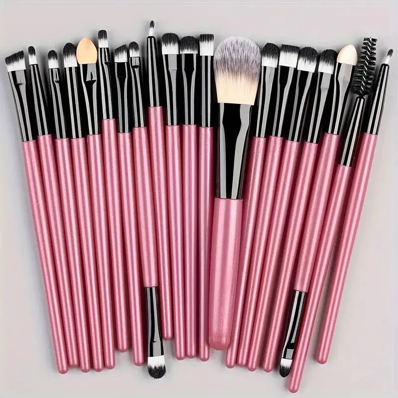 20pc Synthetic Makeup Brushes - Beauty Bae