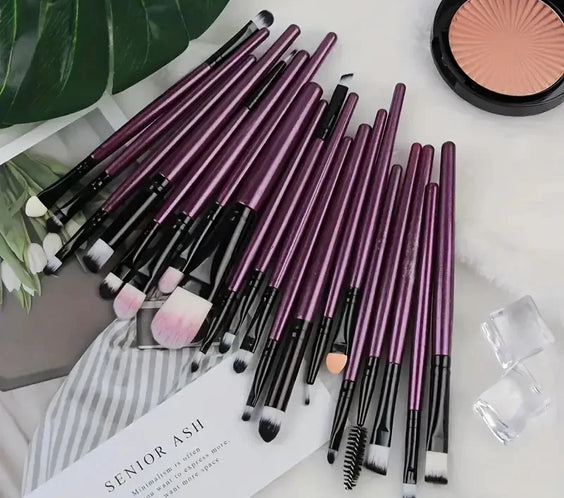 20pc Synthetic Makeup Brushes