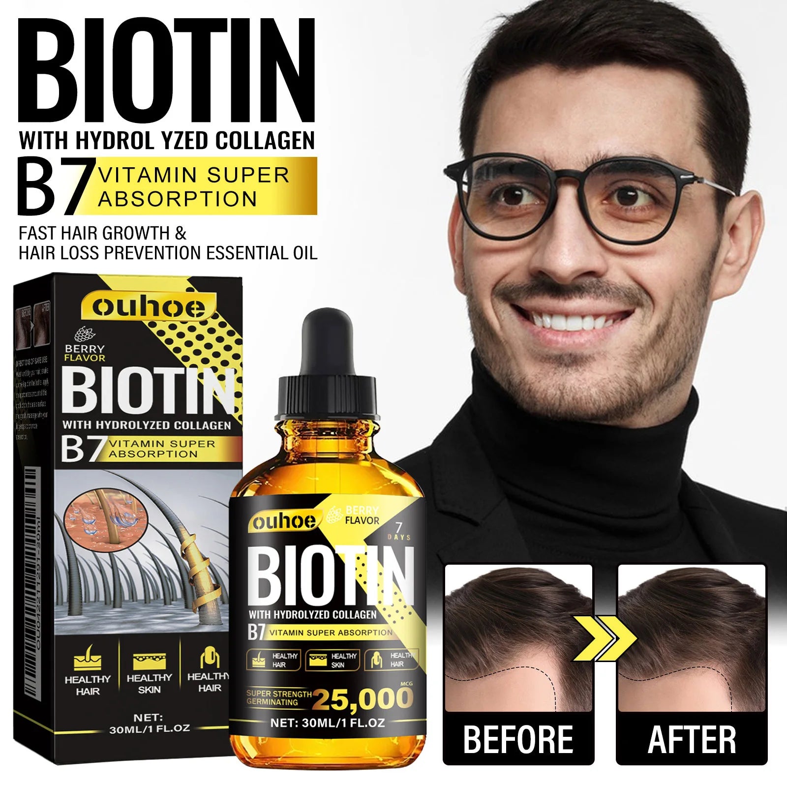 Collagen B7 Hair Oil 30ml