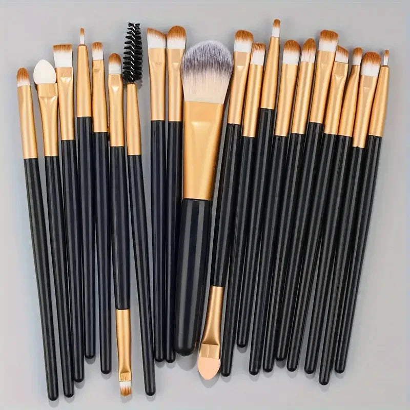 20pc Synthetic Makeup Brushes - Beauty Bae