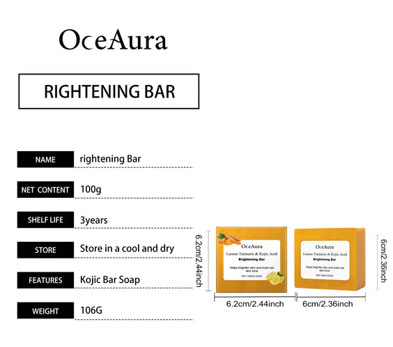 Turmeric Kojic Lemon Soap 100g