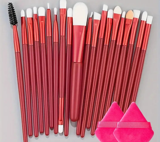 20pc Synthetic Makeup Brushes