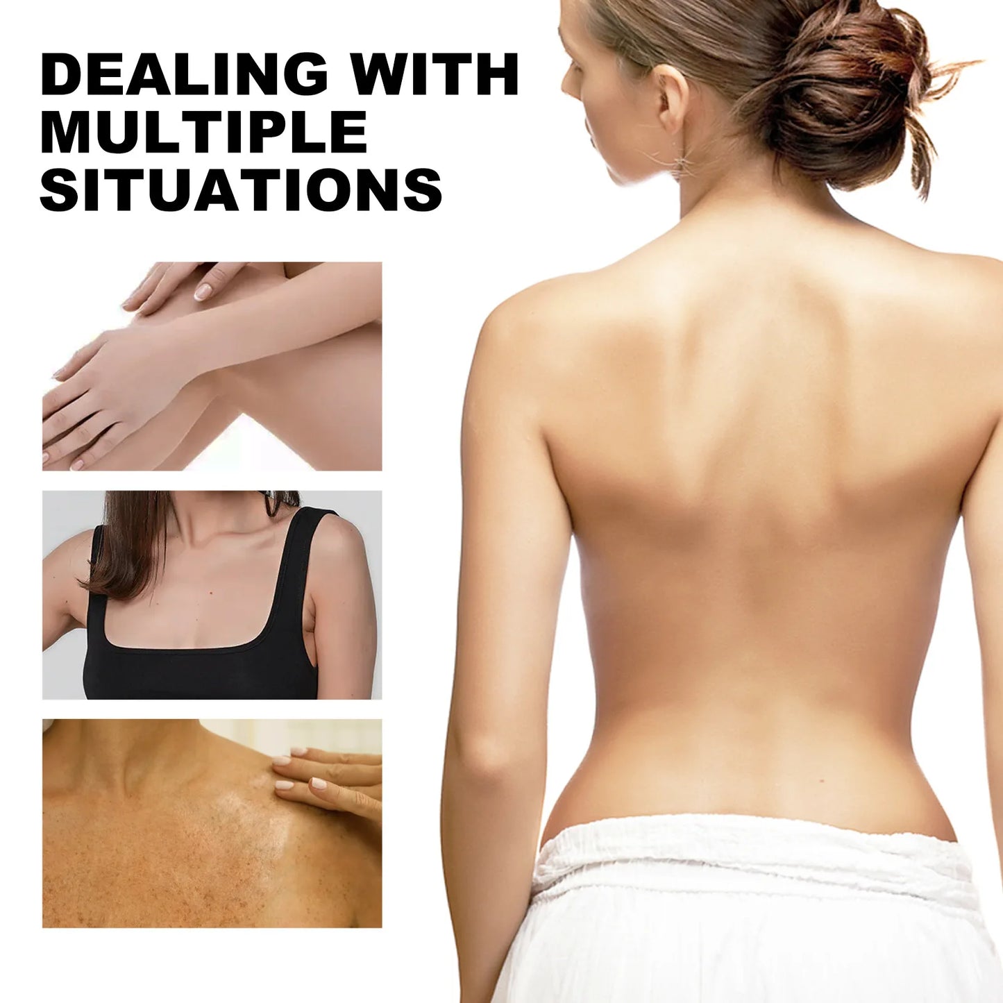 West Month Whitening Body Cream Nourishing Moisturizing For Knees Elbows Thighs Dark Skin Whitening Melanin Reduction by Beauty Bae