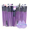20pc Synthetic Makeup Brushes