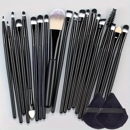 20pc Synthetic Makeup Brushes - Beauty Bae