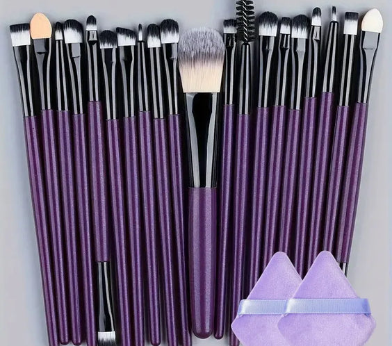 20pc Synthetic Makeup Brushes