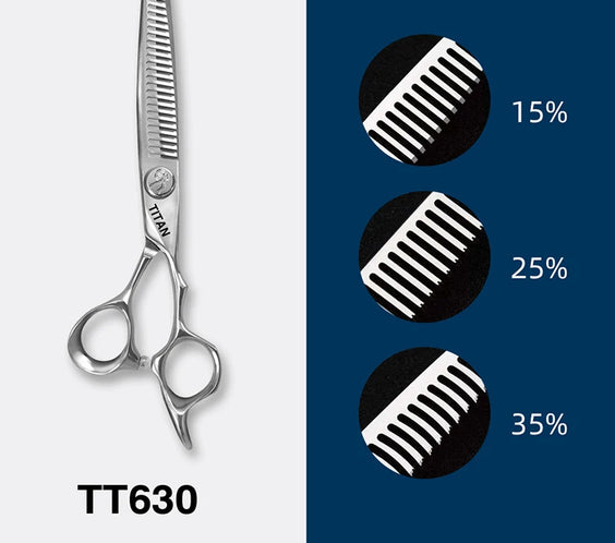 Titan 6in 440C Barber Scissors