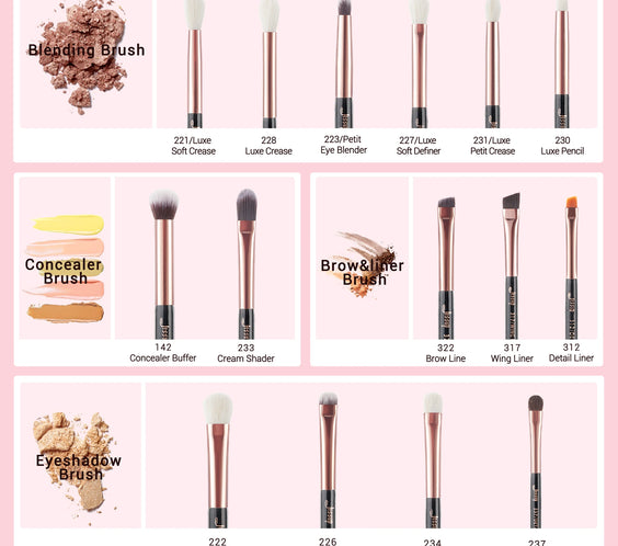 Jessup 15pc Mixed Hair Eye Set