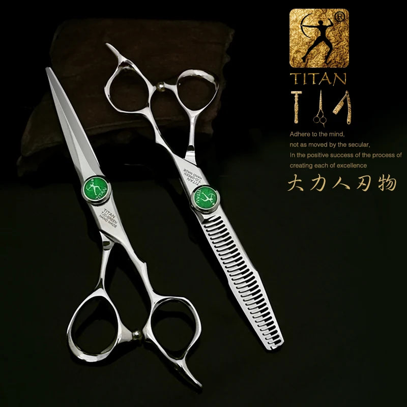 Titan 6in 440C Barber Scissors