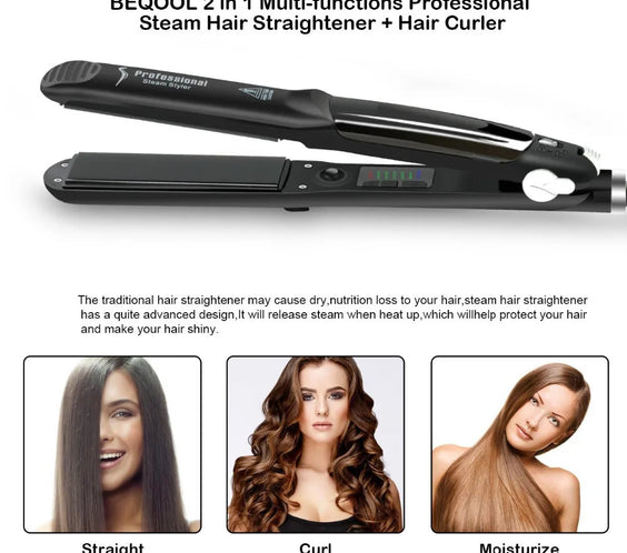 Steam Tourmaline Ceramic Iron