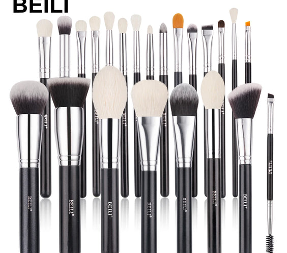 BEILI 30pc Goat Hair Brushes