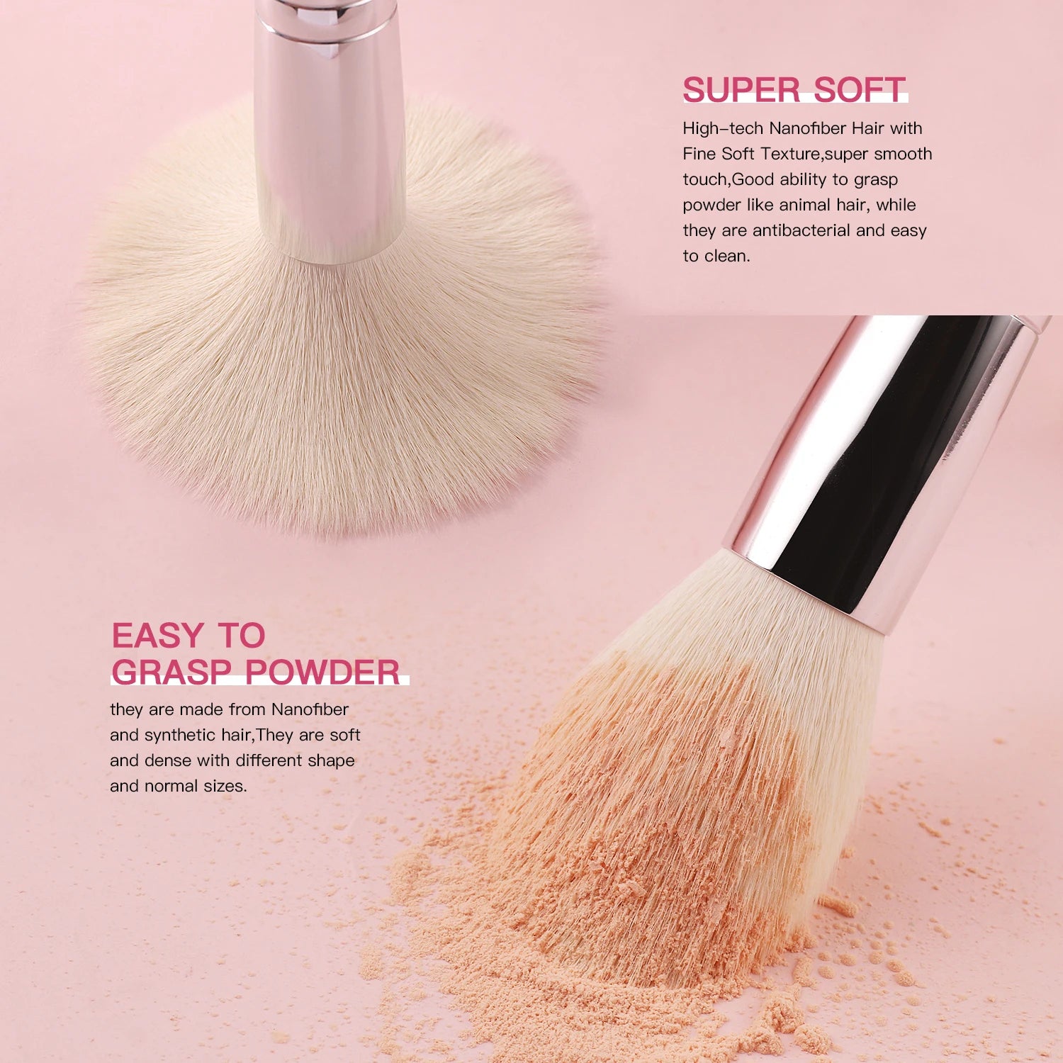 BEILI 30pc Goat Hair Brushes