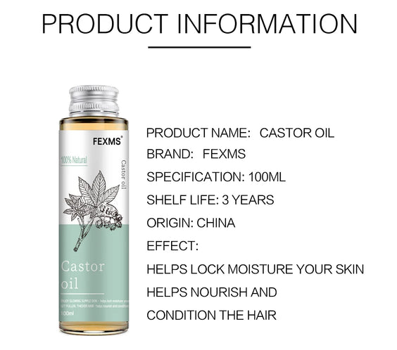 Cold Pressed Castor Oil