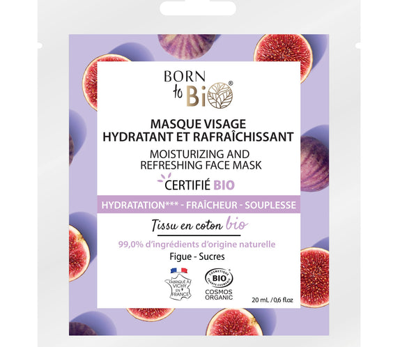 Bio Cotton Refresh Mask - Certifié Bio.
