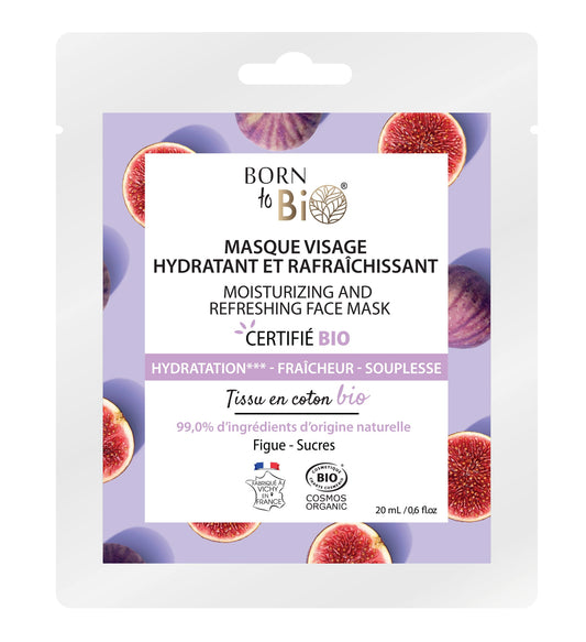 Bio Cotton Refresh Mask - Certifié Bio.