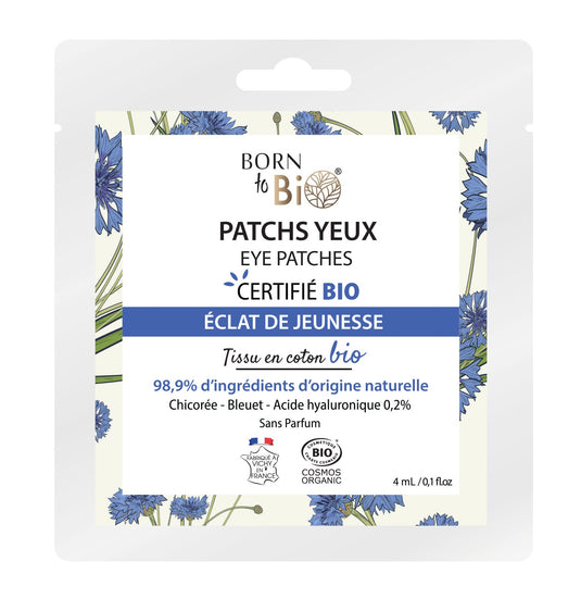 Youthful Glow Eye Patches- Certifiés Bio.