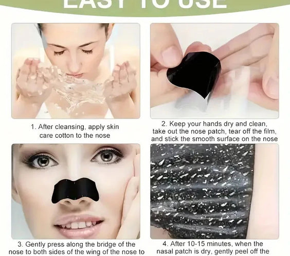 Pore Cleansing Nose Strips	Instant Blackhead Remover & Pore Unclogger.