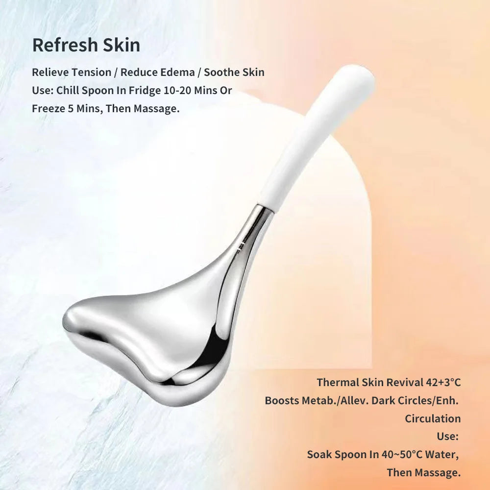 Steel Ice Globe Facial Roller - Beauty Bae