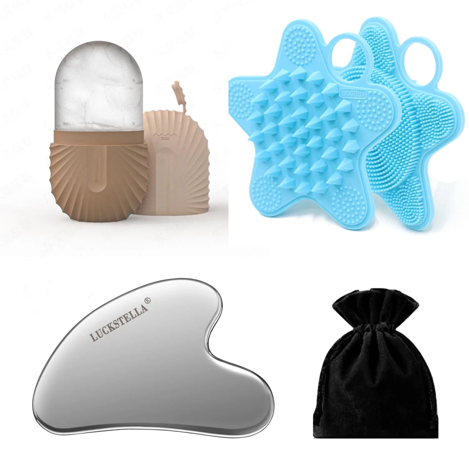 Stainless Steel Gua Sha Set