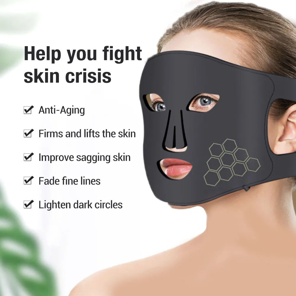 460/660/850nm LED Face Mask - Beauty Bae