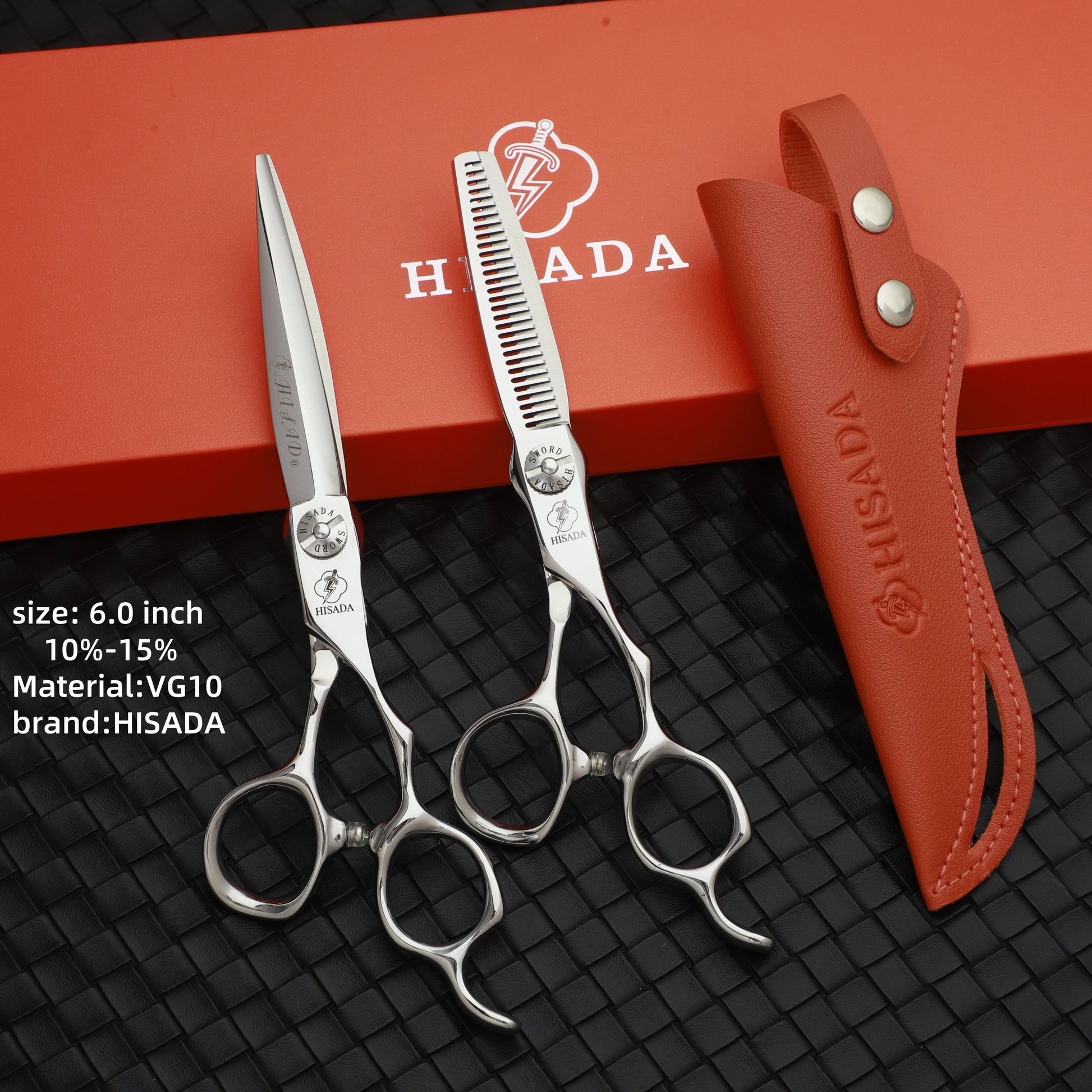 9CR13 Hair Scissors 6-7 in