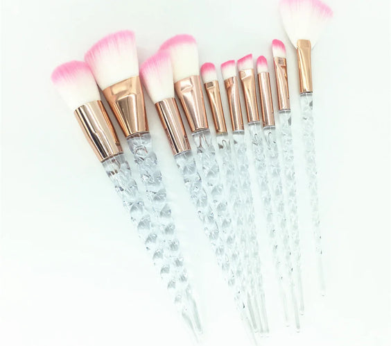 Unicorn Diamond Brush Set 10pc