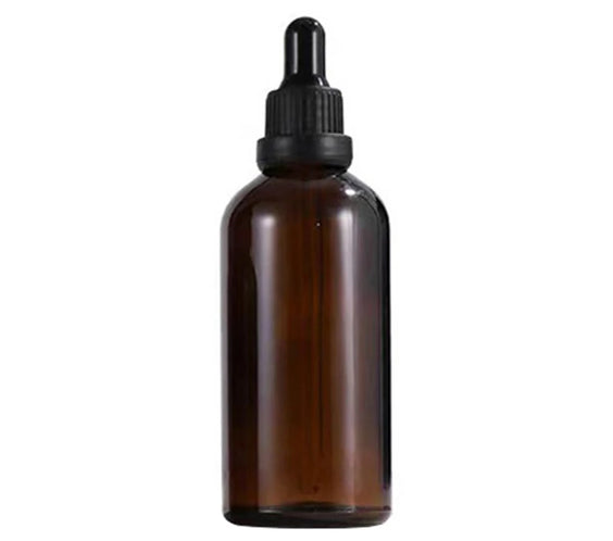 Amber Glass Dropper Set