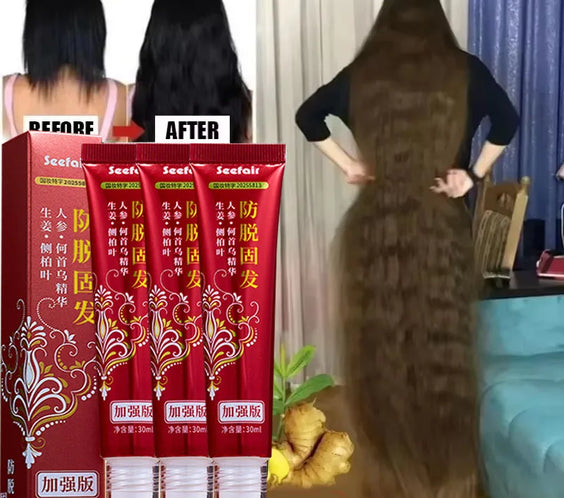 Fast Hair Regrowth Cream tube labeled capsule delivery non-greasy topical scalp treatment for thinning hair